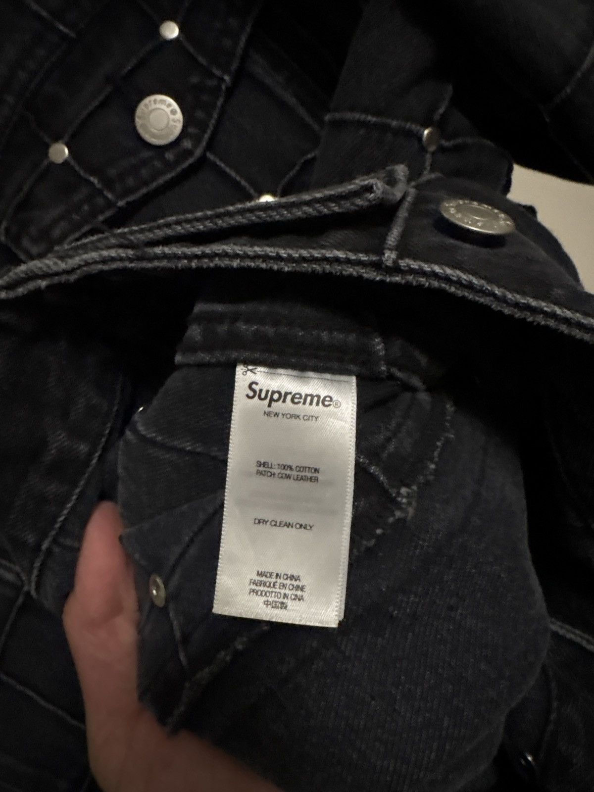 Supreme Supreme studded seam denim jacket Size US XL / EU 56 / 4 - 3 Thumbnail