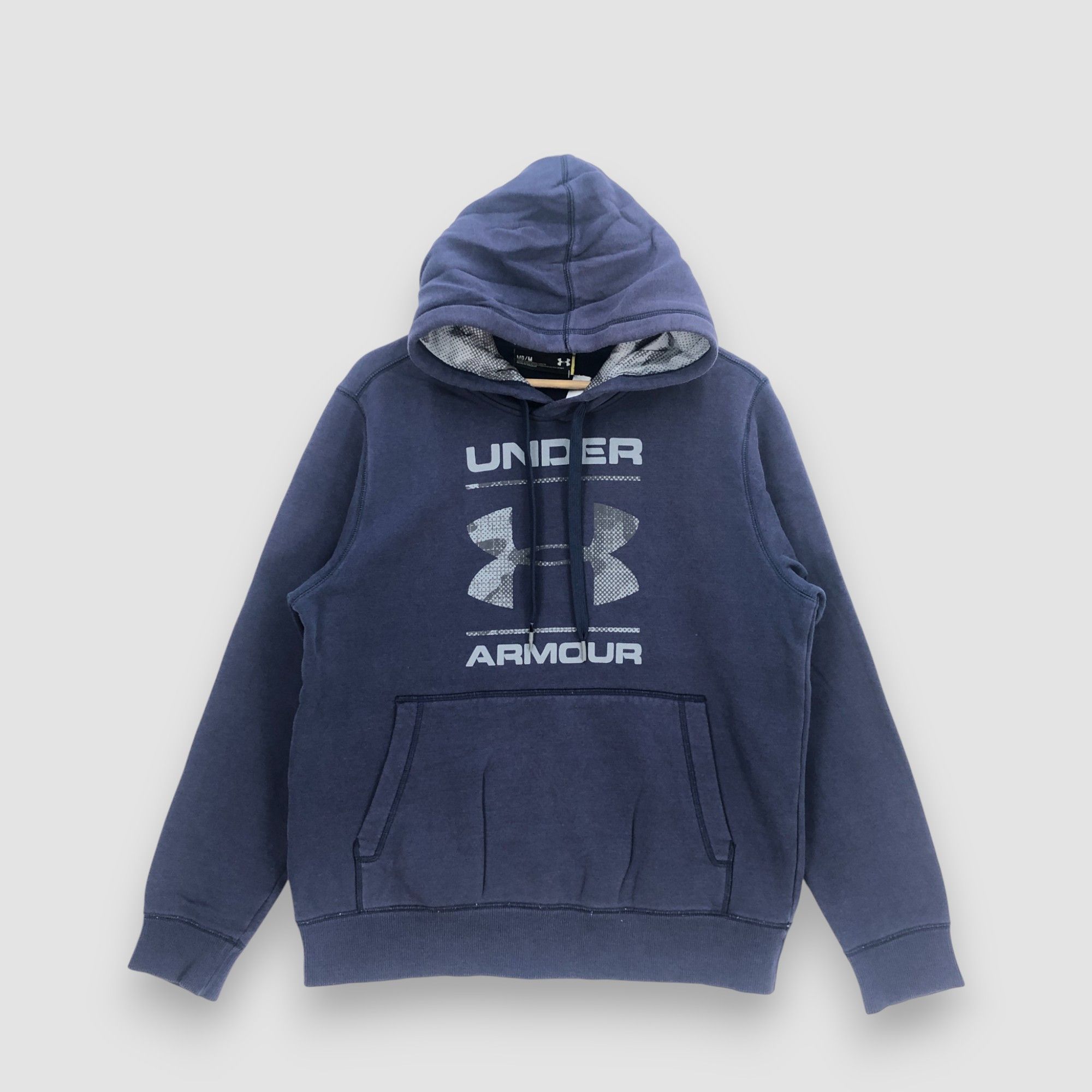 Sports Specialties Vintage 90s Under Armour Sweater Hooded Sweatshirt Jumper Size US M / EU 48-50 / 2 - 2 Thumbnail