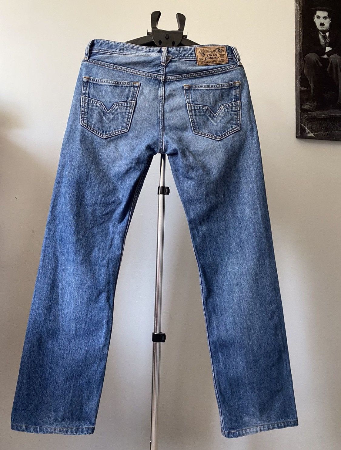 Diesel Diesel Vintage Blue Denim Y2K Pants Size US 31 - 1 Thumbnail