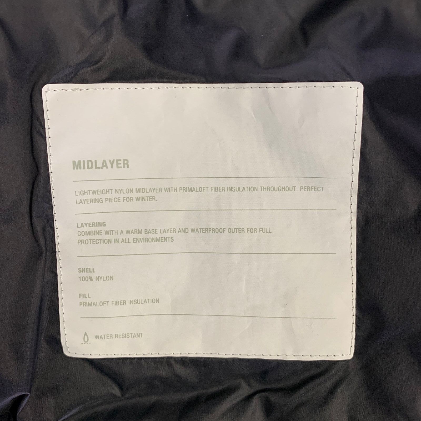Norse Projects Size XL Black Solid Polyamide Shirt Jacket Jacket Size US XL / EU 56 / 4 - 7 Thumbnail