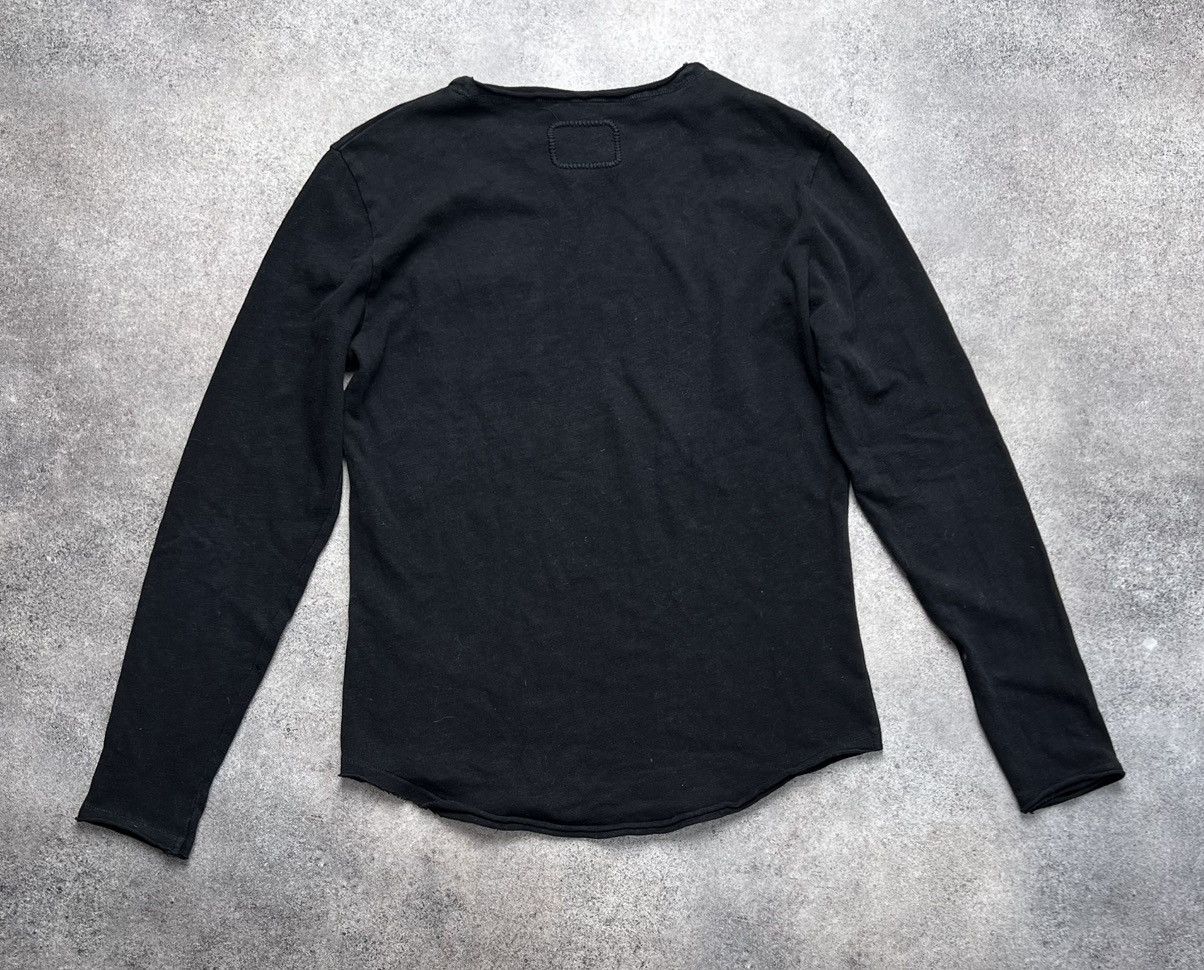 Thom Krom Young Poets Society black distressed sweater Size US M / EU 48-50 / 2 - 7 Thumbnail