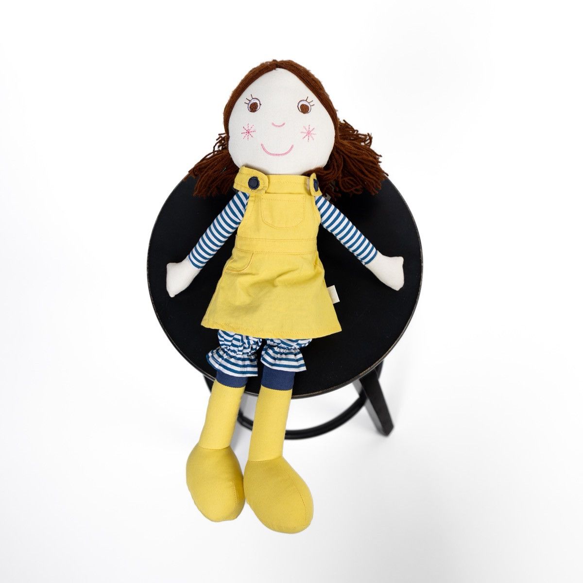 Bebe JoJo Maman Bebe Rag Doll Plush Toy Girl Soft Fabric Kids Size ONE SIZE - 1 Thumbnail