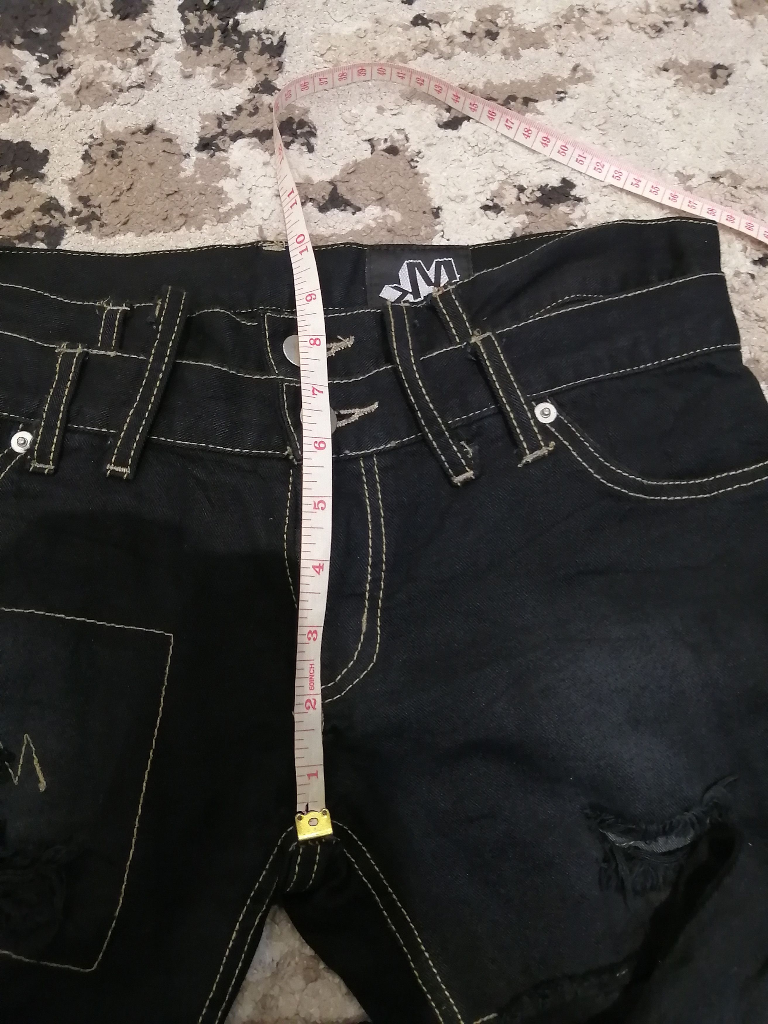 Seditionaries Vintage KMK Japan Double Waist Jeans - Size 1 Size US 33 - 17 Thumbnail