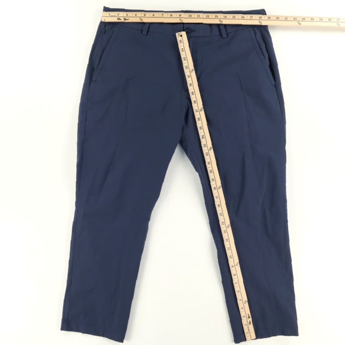 Vineyard Vines Vineyard Vines High Stretch OTG Performance Pants Navy Blue Men's 36 Chino Regular Fit Cotton Blend 36 Regular Mens Size US 36 / EU 52 - 3 Thumbnail