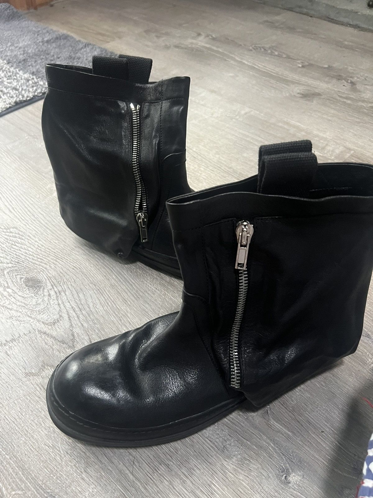 Rick Owens / side zip boots / archive