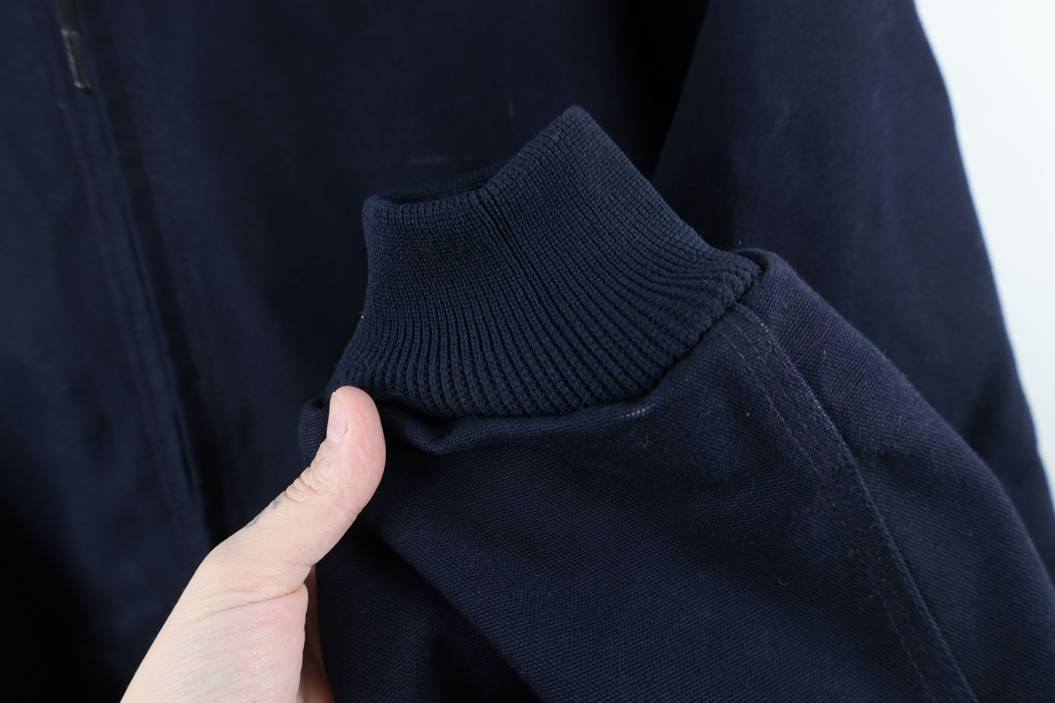 Carhartt × Vintage Vintage Y2K Carhartt Canvas Hooded Jacket Navy Blue USA Size US XXL / EU 58 / 5 - 8 Thumbnail