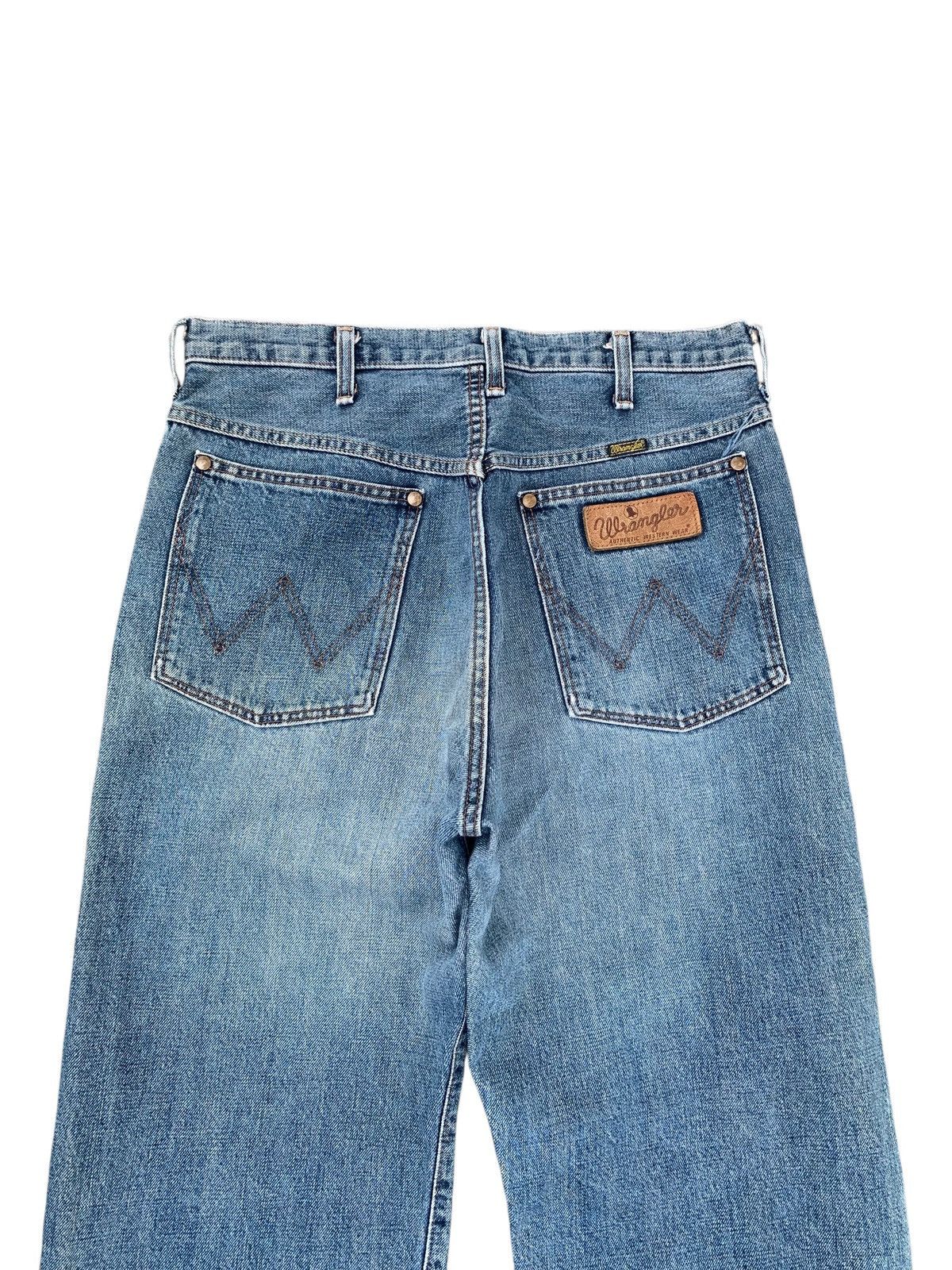 Wrangler VINTAGE WRANGLER SELVEDGE BAGGY JAPANESE FADED DENIM Size US 31 - 7 Thumbnail