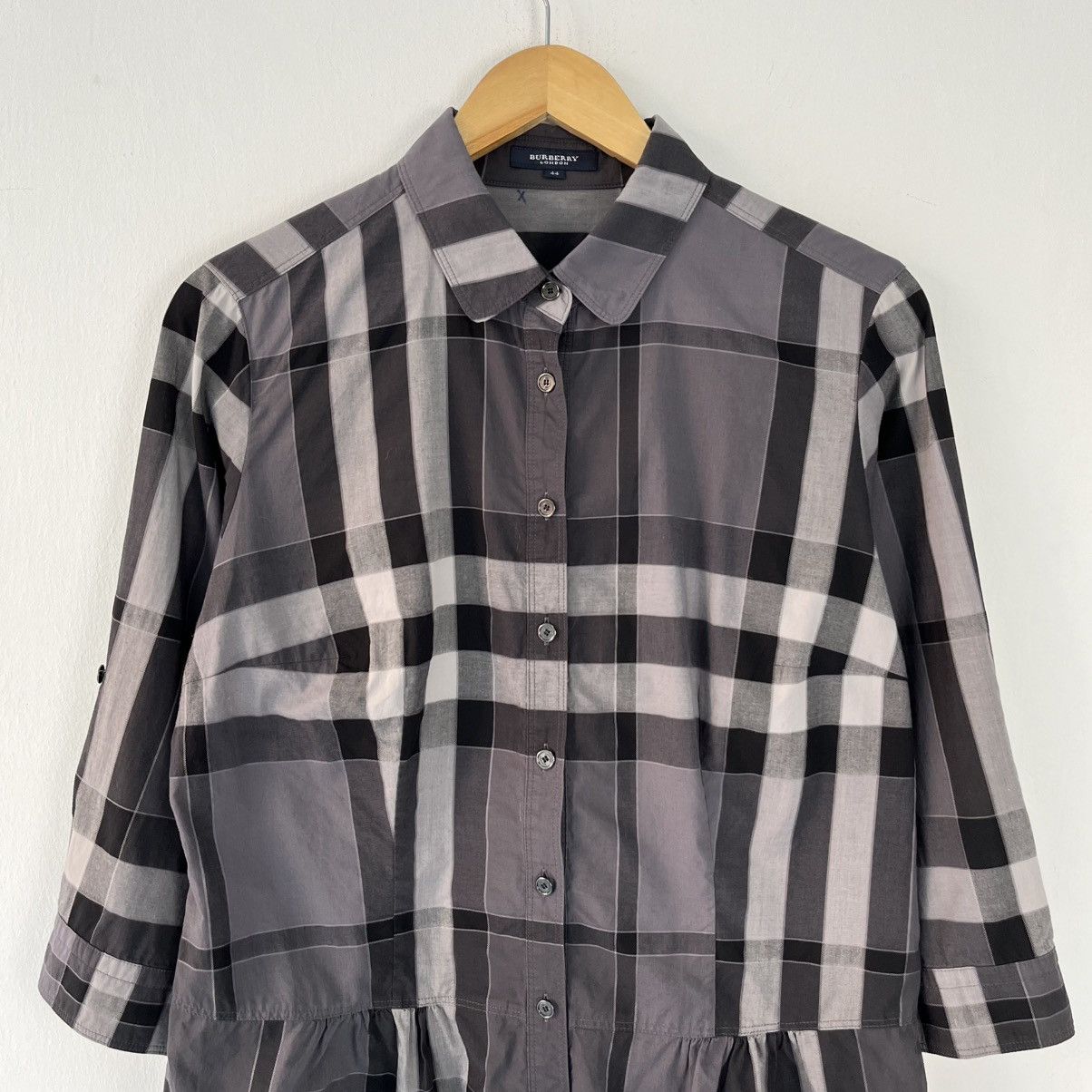Burberry Burberry London Black Checkered Size M / US 6-8 / IT 42-44 - 3 Thumbnail