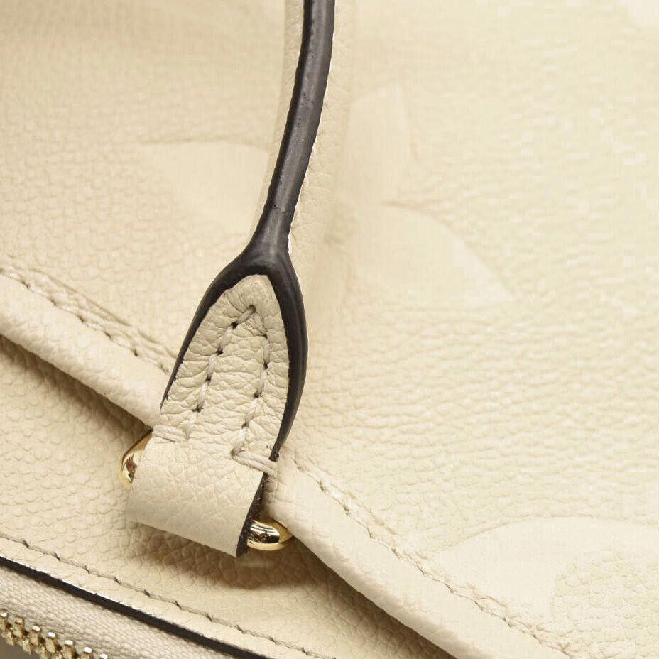 Louis Vuitton LOUIS VUITTON Trianon PM Monogram Emprreinte Handbag Creme Size ONE SIZE - 10 Thumbnail
