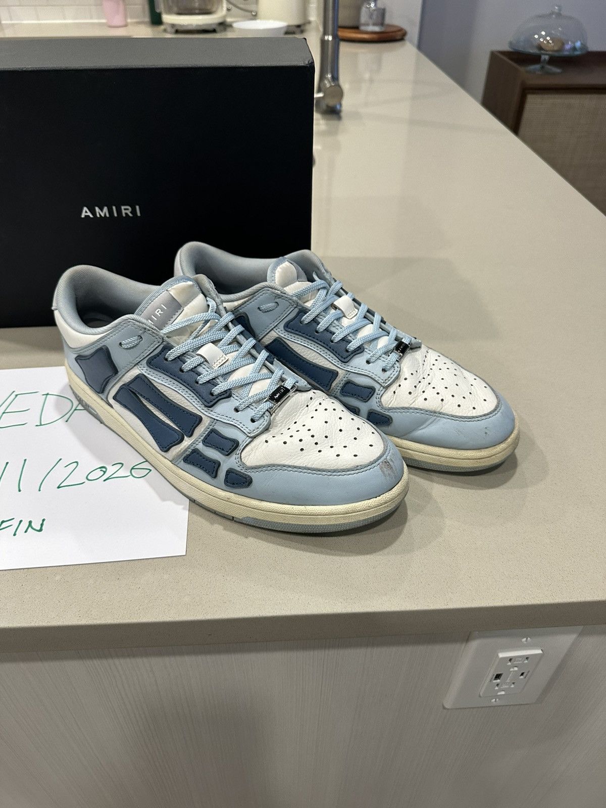 Amiri Amiri Skeleton Low Top Sneaker Size 12 Size US 12 / EU 45 - 3 Thumbnail