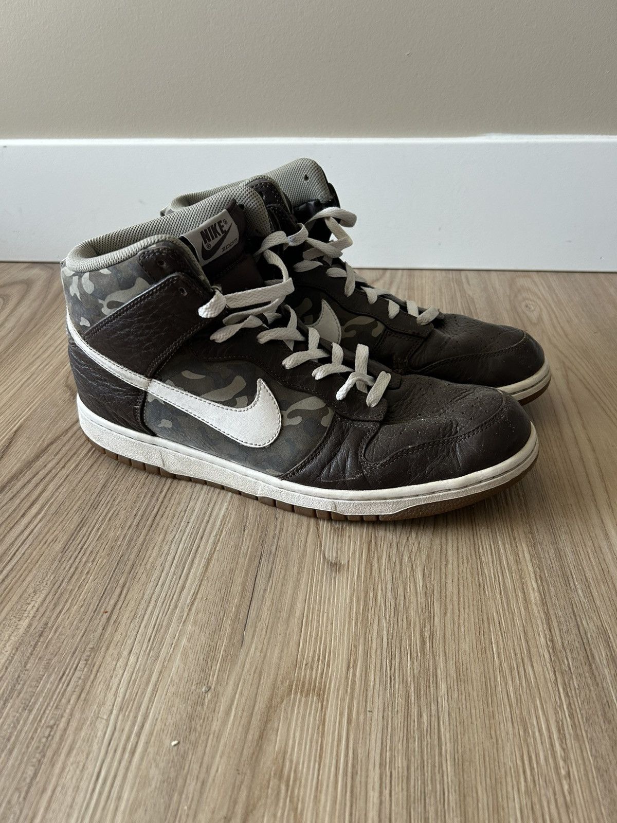 Nike SB 2008 Nike SB Dunk High Camo Real Tree Size US 12 / EU 45 - 1 Thumbnail