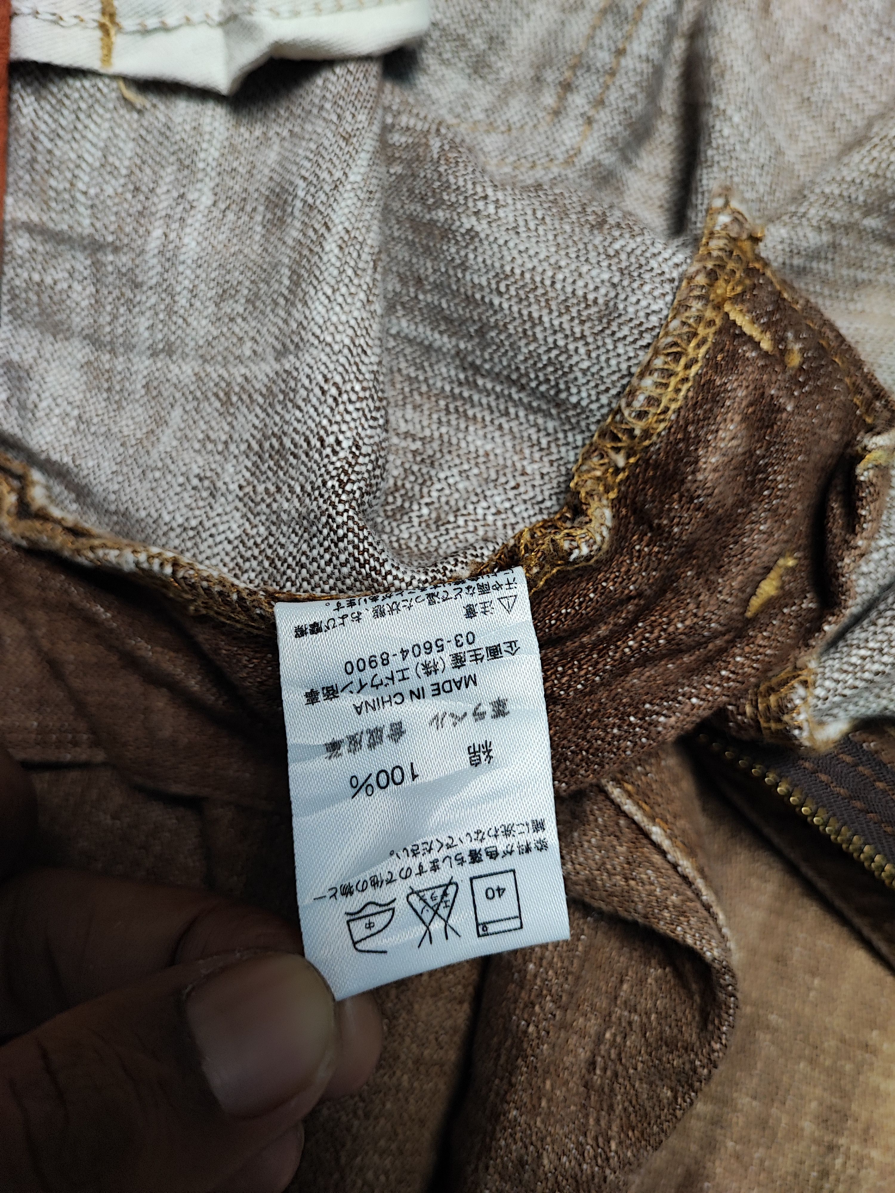 Japanese Brand × Wrangler Rusty Jeans Wrangler Distress Size US 30 / EU 46 - 11 Thumbnail