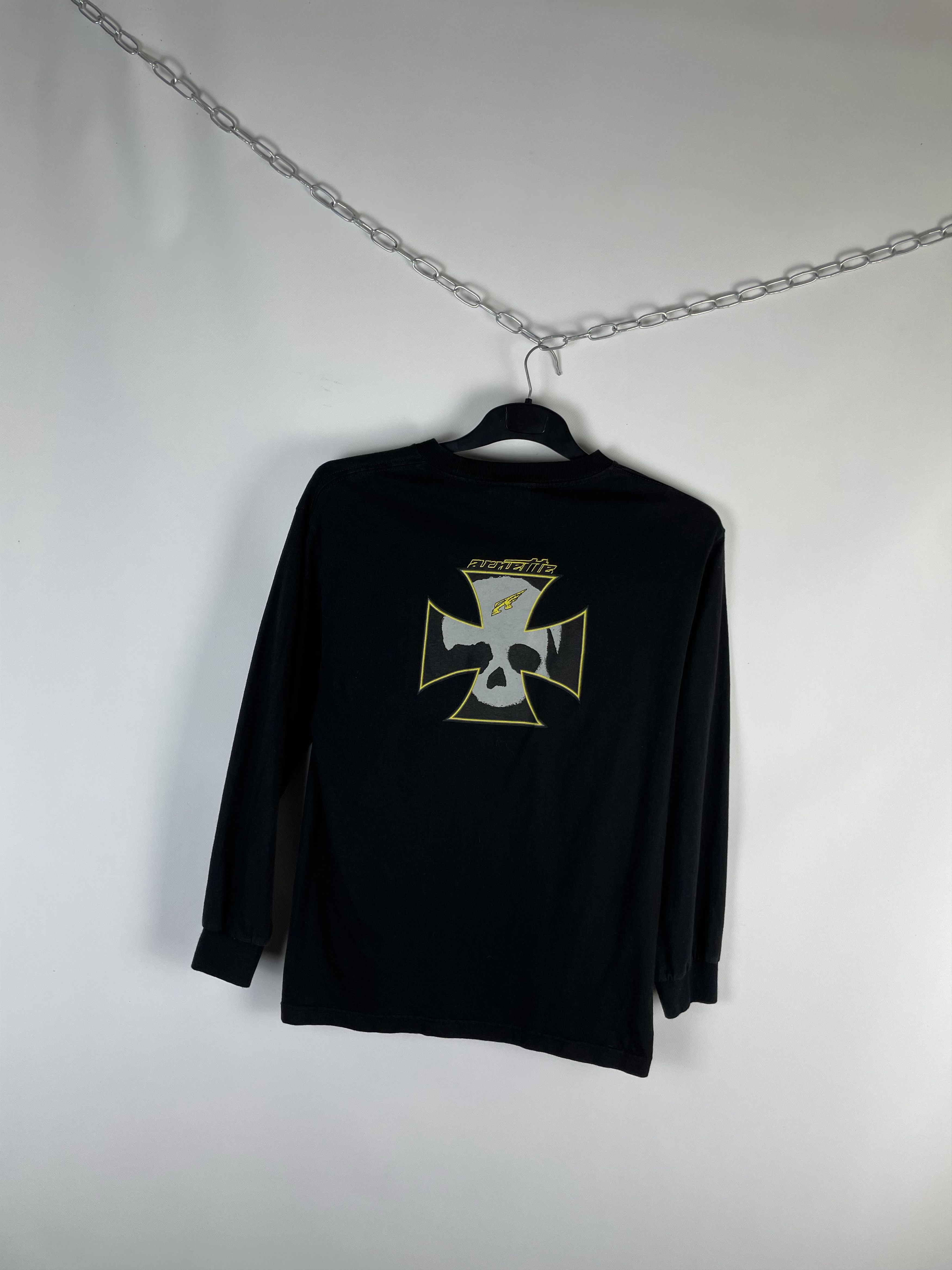 Arnette Arnette vintage skateboard Long Sleeve Size US M / EU 48-50 / 2 - 2 Thumbnail