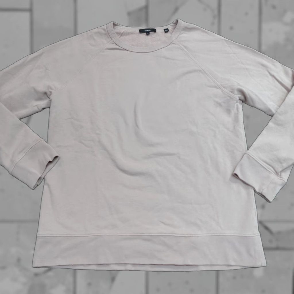 Vince Vince Sweatshirt Medium Pink Solid Raglan Made in USA Mens Size US M / EU 48-50 / 2 - 1 Thumbnail