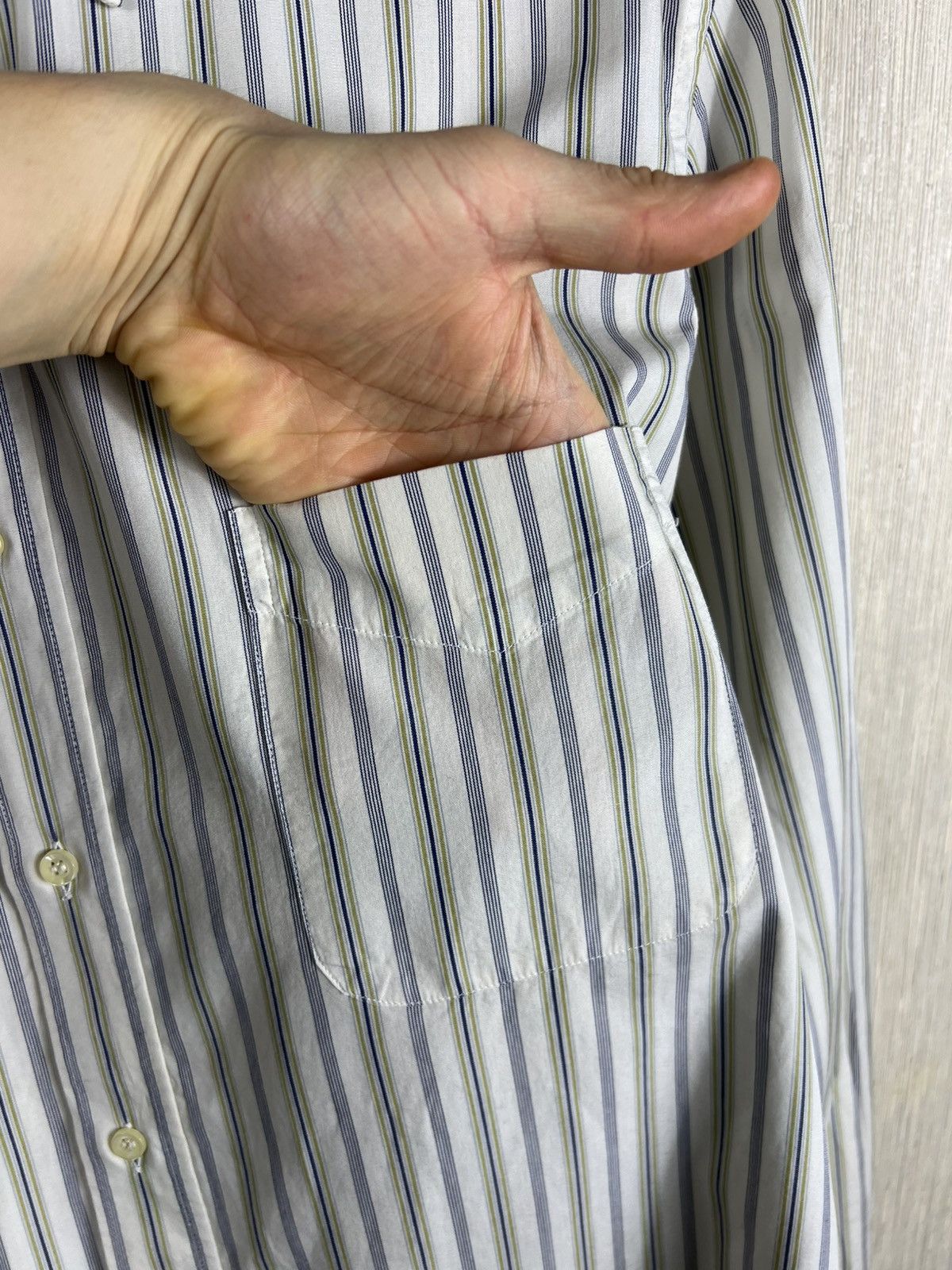 Burberry Vintage Burberrys of London archival striped button up shirt Size US L / EU 52-54 / 3 - 14 Thumbnail