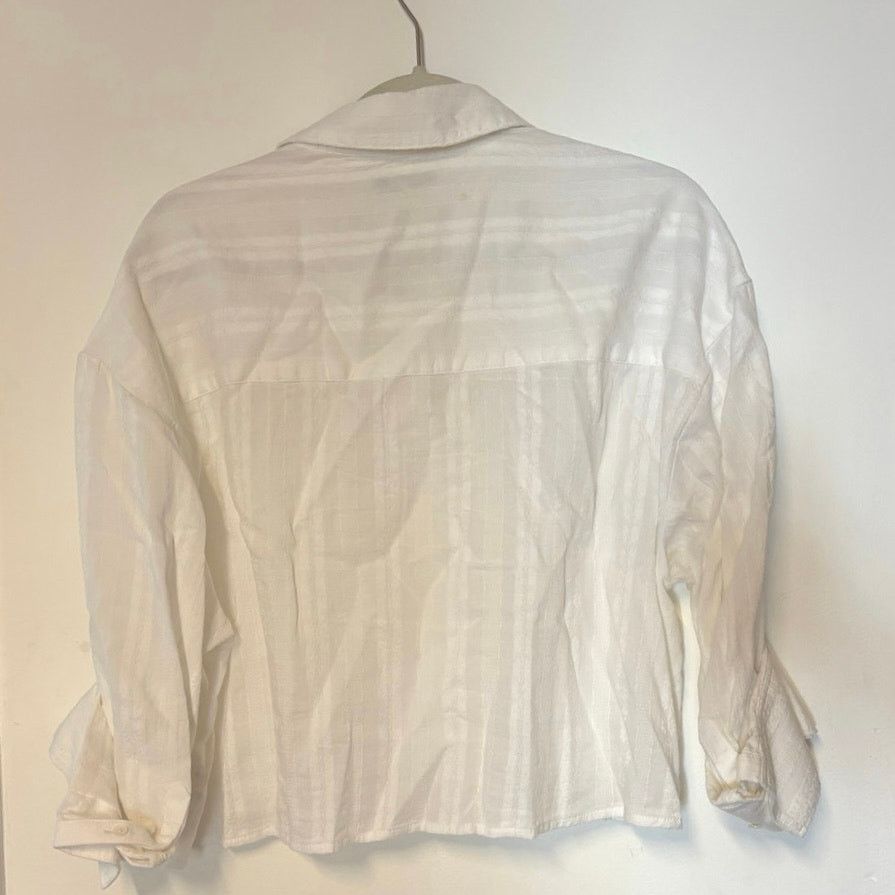 Madewell NWT Madewell Straight-Hem Shirt in Cotton Dobby Size Small Size S / US 4 / IT 40 - 8 Thumbnail