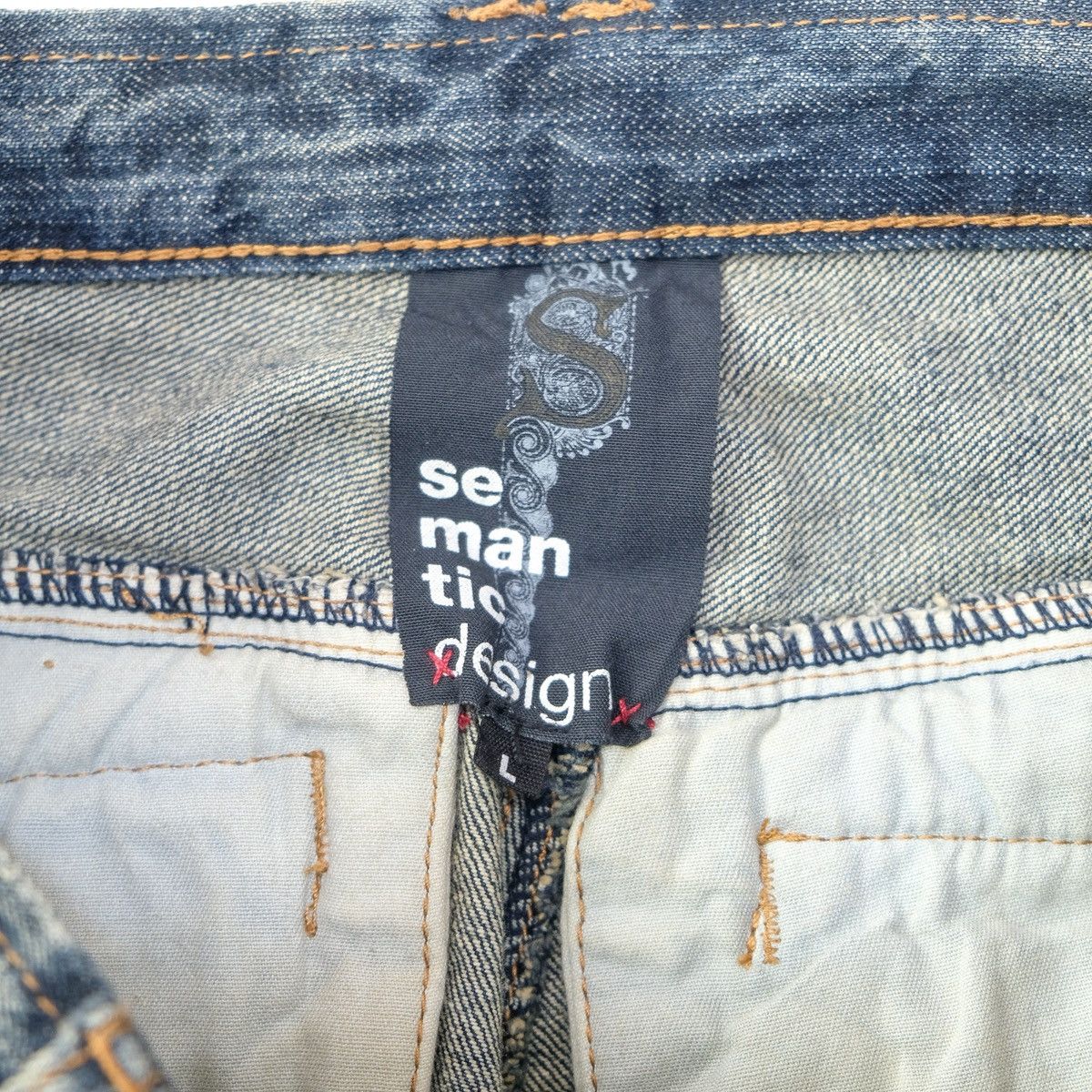 semanticdesign Semantic design mutipocket heavy weight flare jeans Size US 31 - 7 Thumbnail