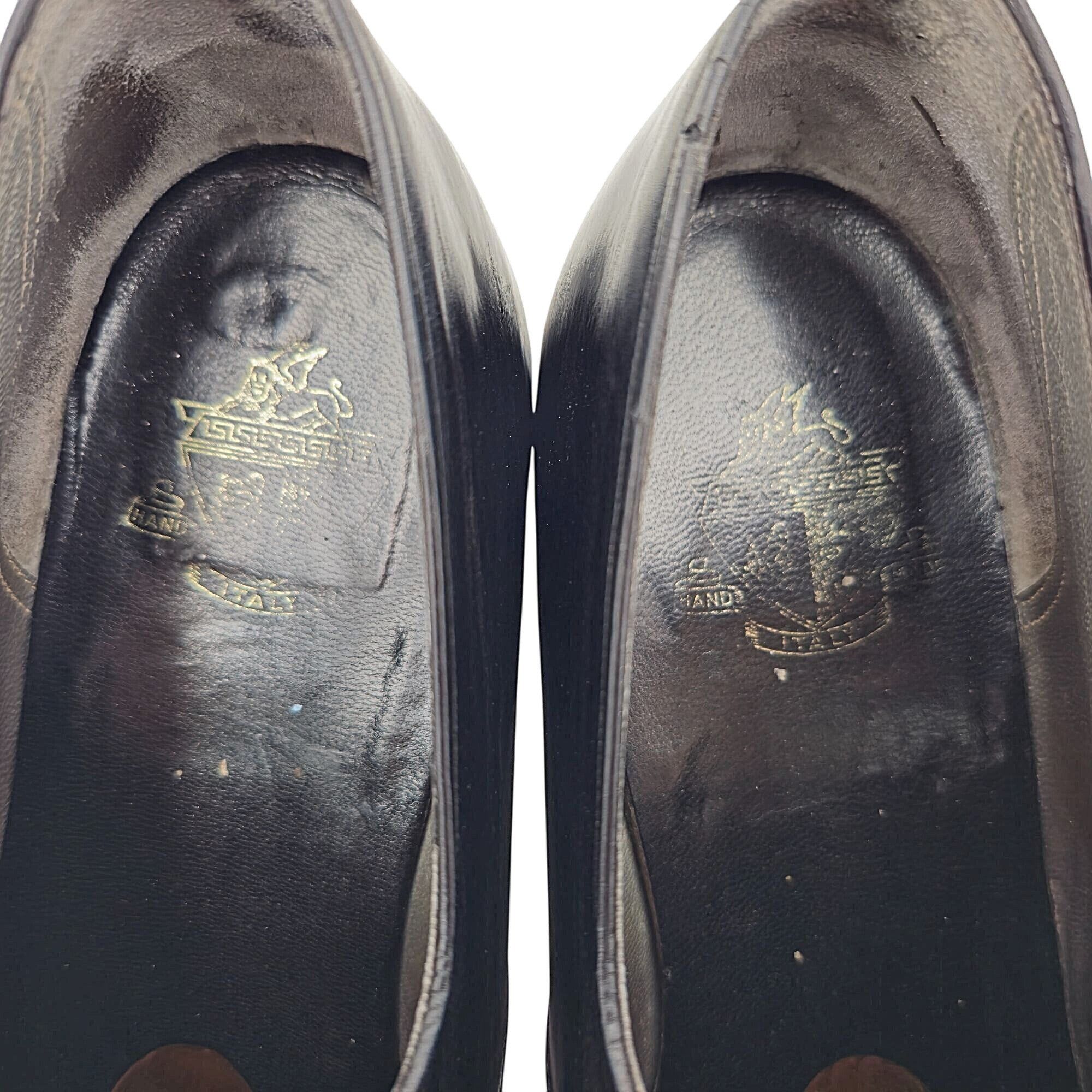 Other Vintage Barletta Handmade Italian Dress Shoes Men size 10.5C Size US 10.5 / EU 43-44 - 13 Thumbnail