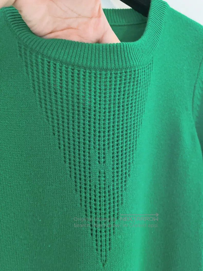 Hermes Hermes Moss Green Cashmere Knit Dress Size XS / US 0-2 / IT 36-38 - 4 Thumbnail