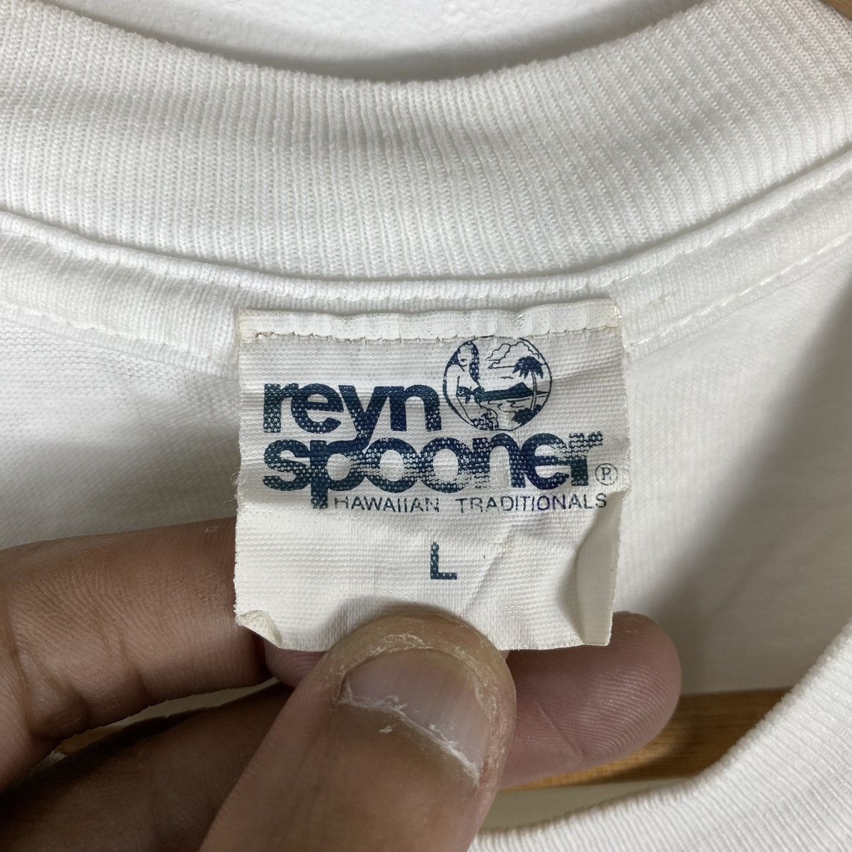 Reyn Spooner × Vintage Vintage 90's REYN SPOONER To The South Seas Hawaiian Tee Size US L / EU 52-54 / 3 - 7 Thumbnail