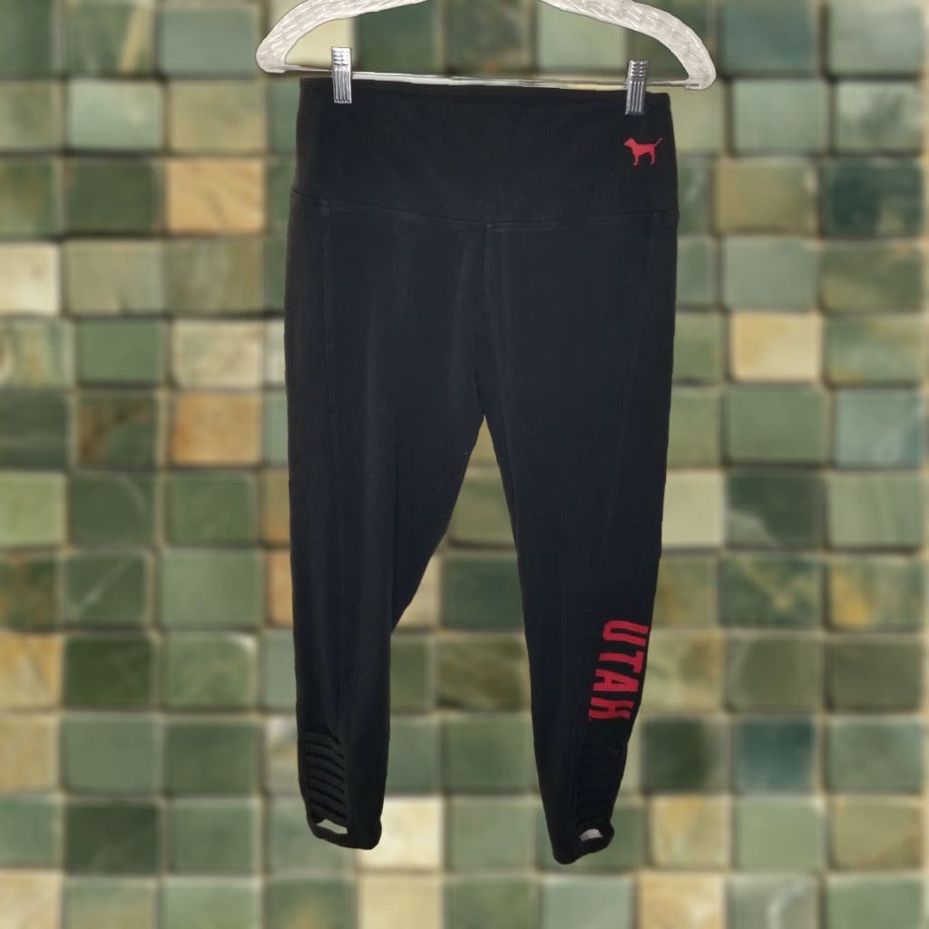 Victoria's Secret VICTORIAS SECRET Pink Yoga Pants Womens Large Size 36" / US 14 / IT 50 - 1 Thumbnail