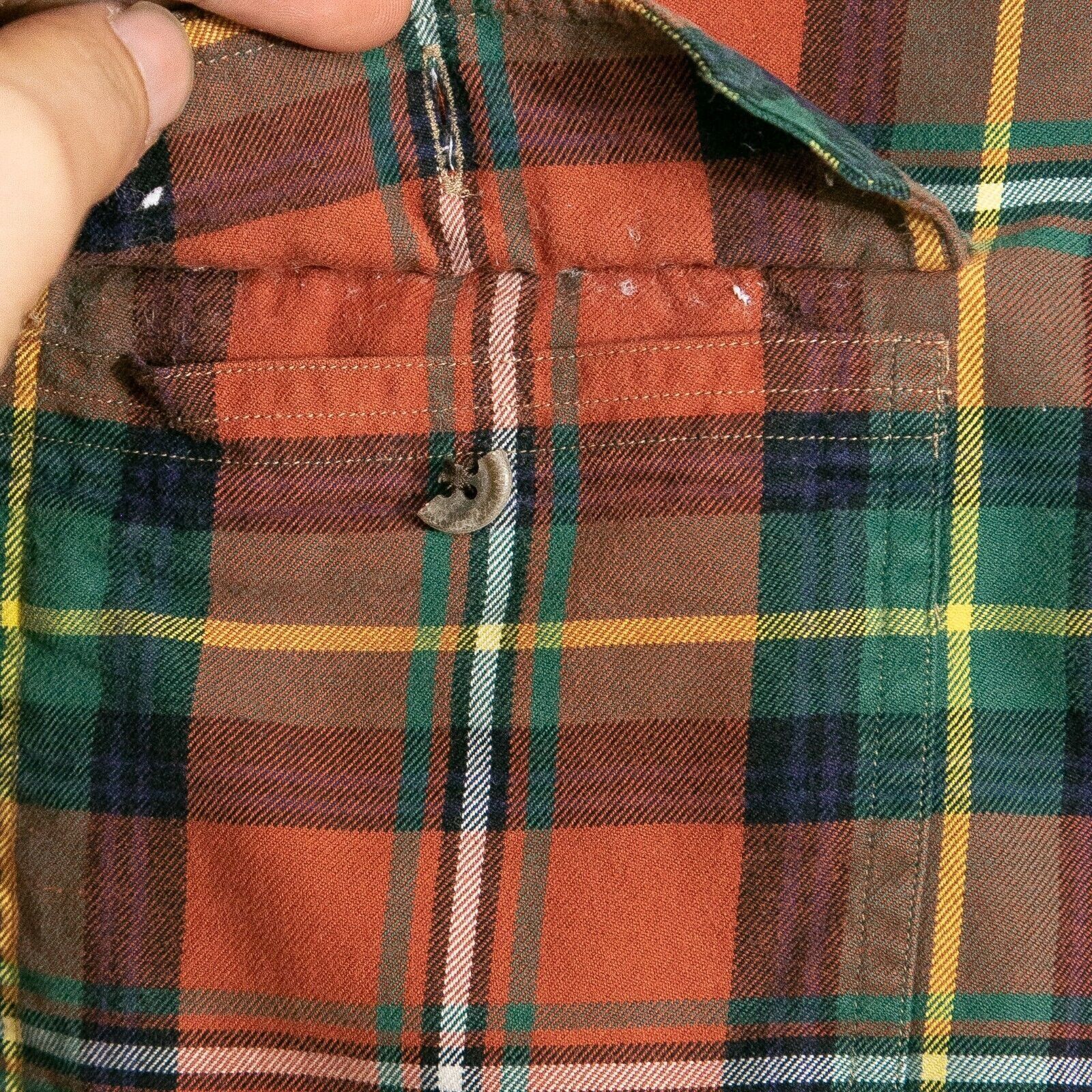 Polo Ralph Lauren × Vintage Vintage Polo Ralph Lauren Hunting Plaid Button Up Medium Size US M / EU 48-50 / 2 - 3 Thumbnail