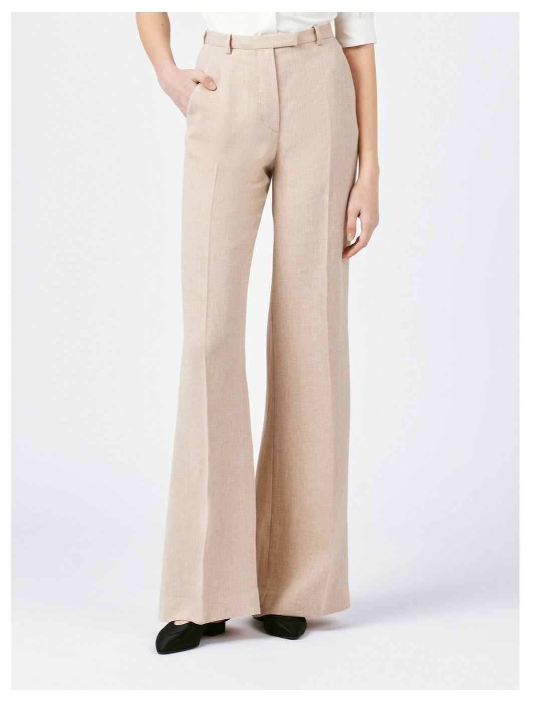 Loro Piana o1srvl11e0825 FAO4160 Emmit Pant in Beige Size 27" / US 4 / IT 40 - 1 Preview