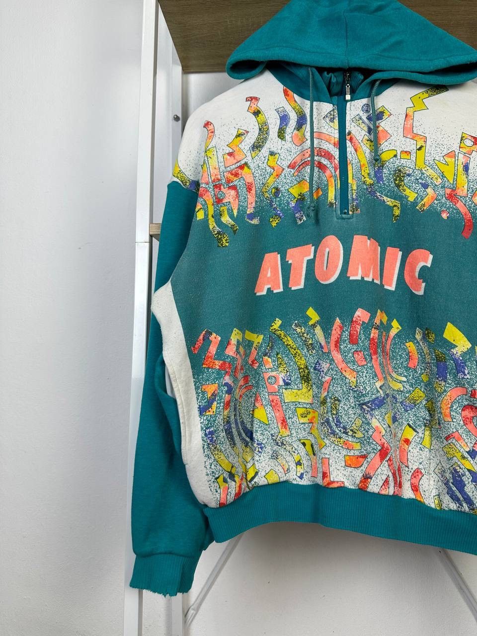 Atomic × Vintage RARE VINTAGE DISTRESSED ATOMIC HALF ZIPPER Size US M / EU 48-50 / 2 - 4 Thumbnail