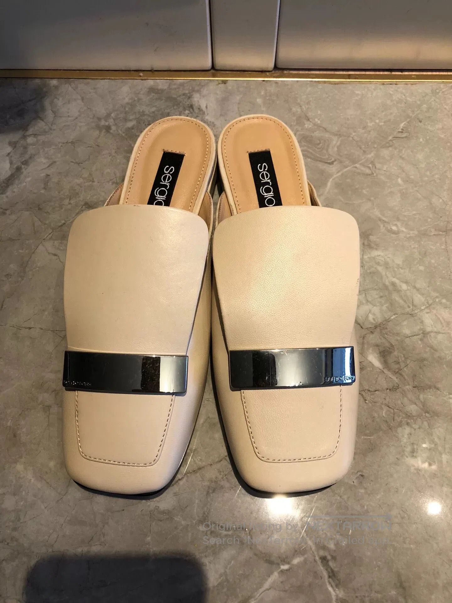 Sergio Rossi Sergio Rossi Leather Mules. Size US 4 / IT 34 - 2 Thumbnail