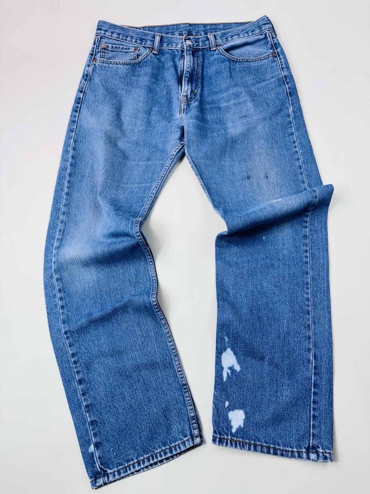 Levi's Levi's Men’s Classic 505 straight fit blue jeans 36x34 Size US 36 / EU 52 - 4 Thumbnail