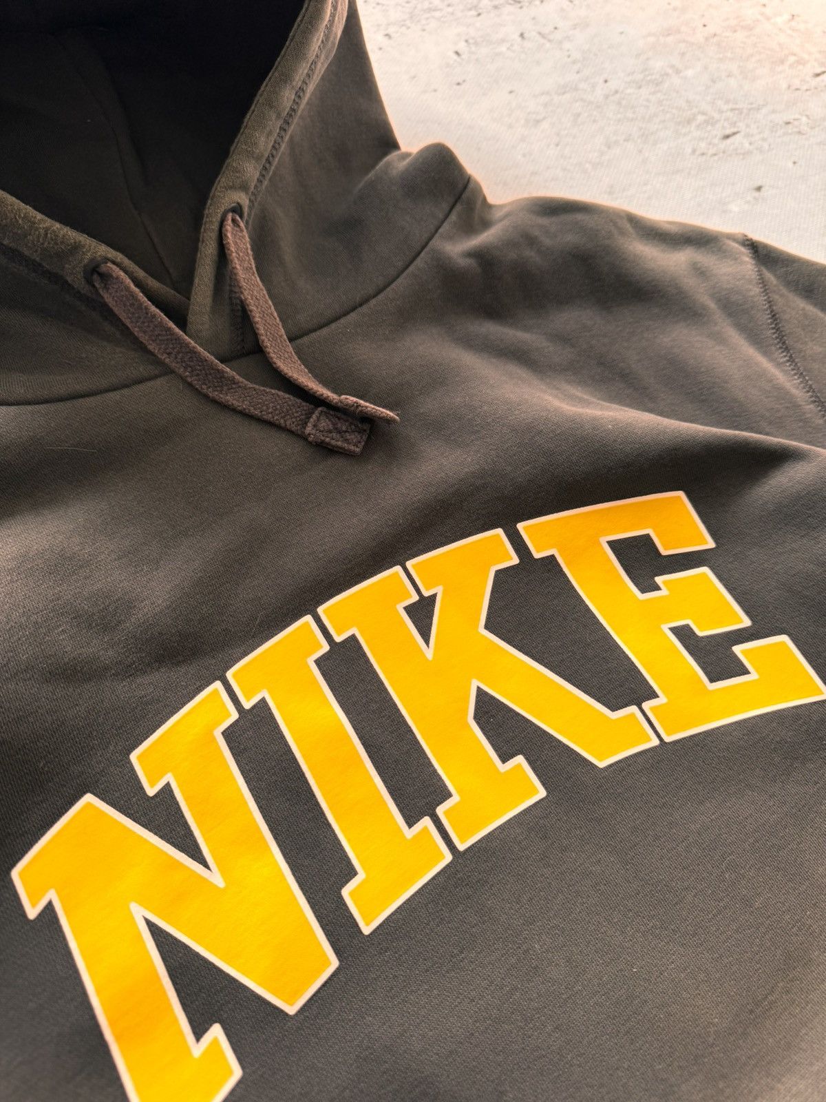 Nike × Vintage NIKE VINTAGE CENTER LOGO OVERSIZE BOXY HOODIE Size US XL / EU 56 / 4 - 5 Thumbnail