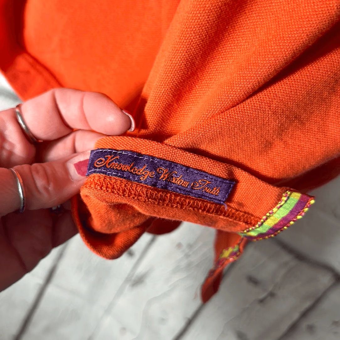 Robert Graham Robert Graham Orange Polo Shirt XL with Yellow Trim User: Robert Graham Orange Polo Shirt XL with Yellow Trim Size US XL / EU 56 / 4 - 5 Thumbnail
