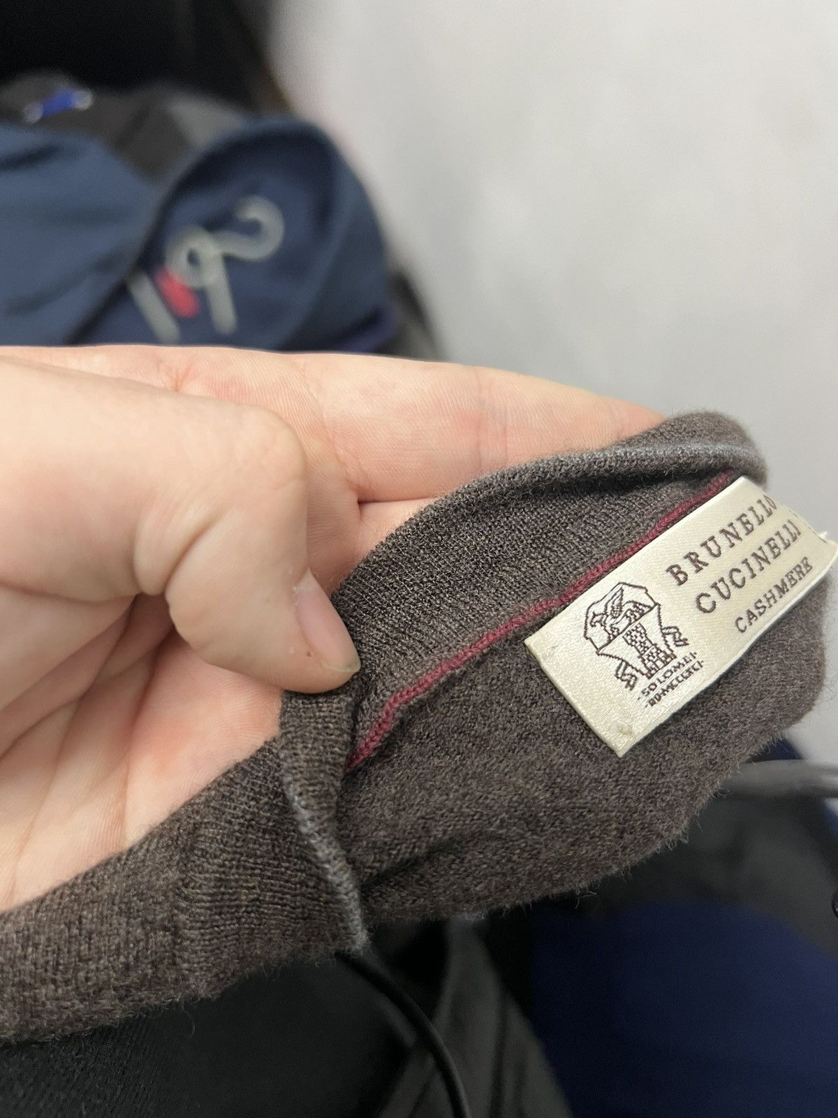 Brunello Cucinelli Mens Brunello Cucinelli Cashmere Sweater With Half Zip Size US M / EU 48-50 / 2 - 5 Thumbnail