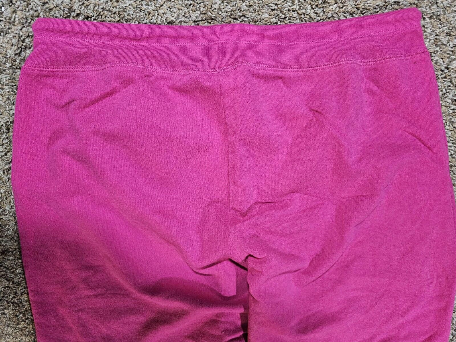 Gap Gap Women Hot Pink Cozy Cotton Blend Drawstring Sweatpants L Size 36" / US 14 / IT 50 - 7 Thumbnail