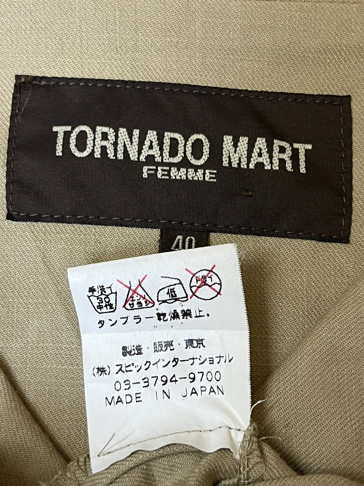 Tornado Mart Japanese aesthetic TORNADO MART FEMME cotton blazer/jacket Size US S / EU 44-46 / 1 - 13 Thumbnail