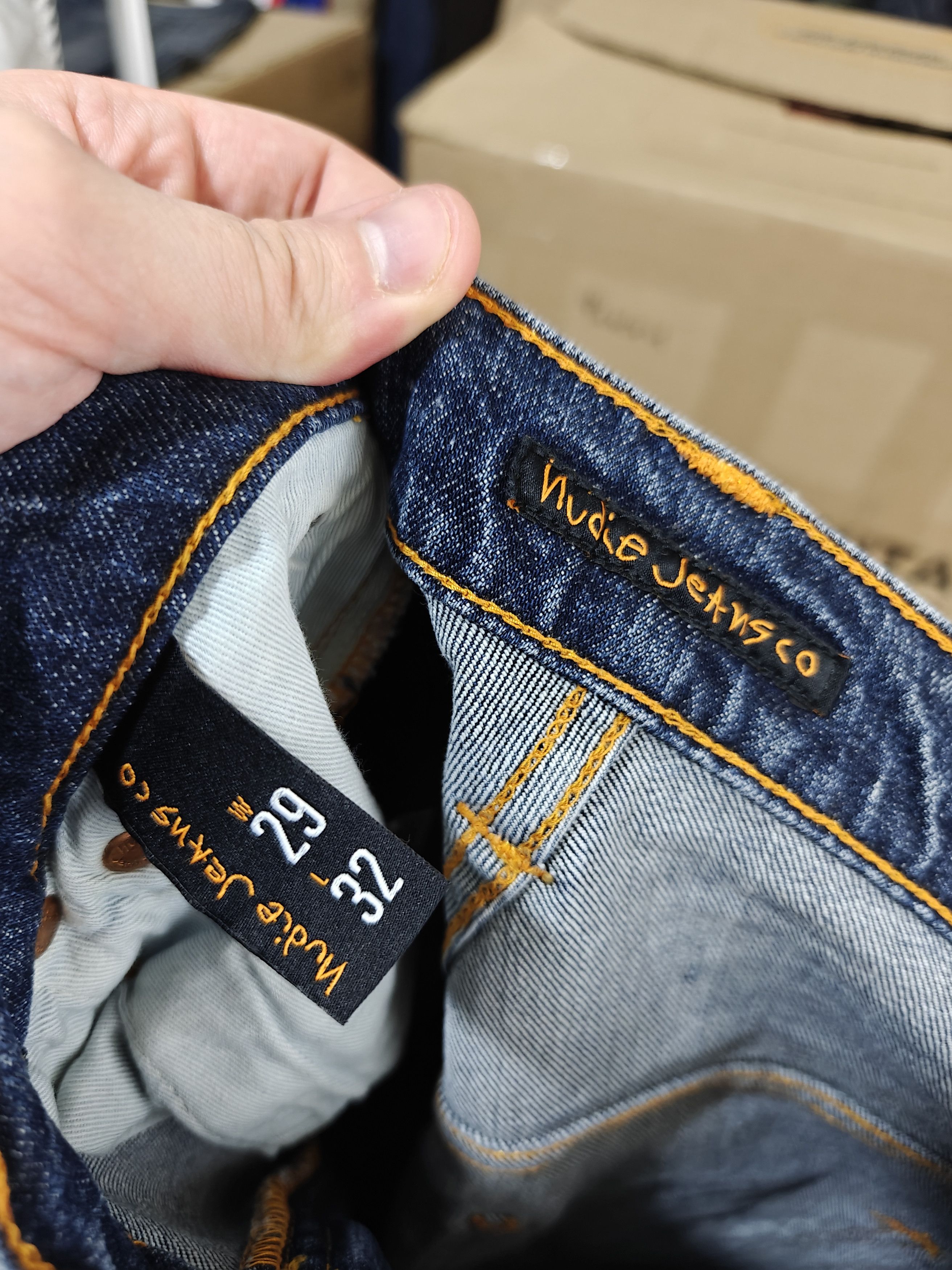 Nudie Jeans Nudie Jeans Denim Pants Thin Finn Blue size 29x32 Size US 29 - 9 Thumbnail