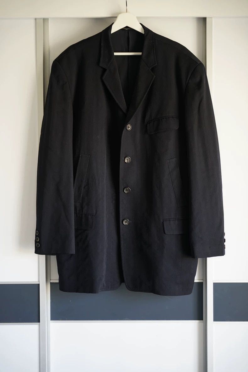 Yohji Yamamoto Yohji Yamamoto Yohji Yamamoto Wool Suit with Pockets Size US M / EU 48-50 / 2 - 1 Thumbnail