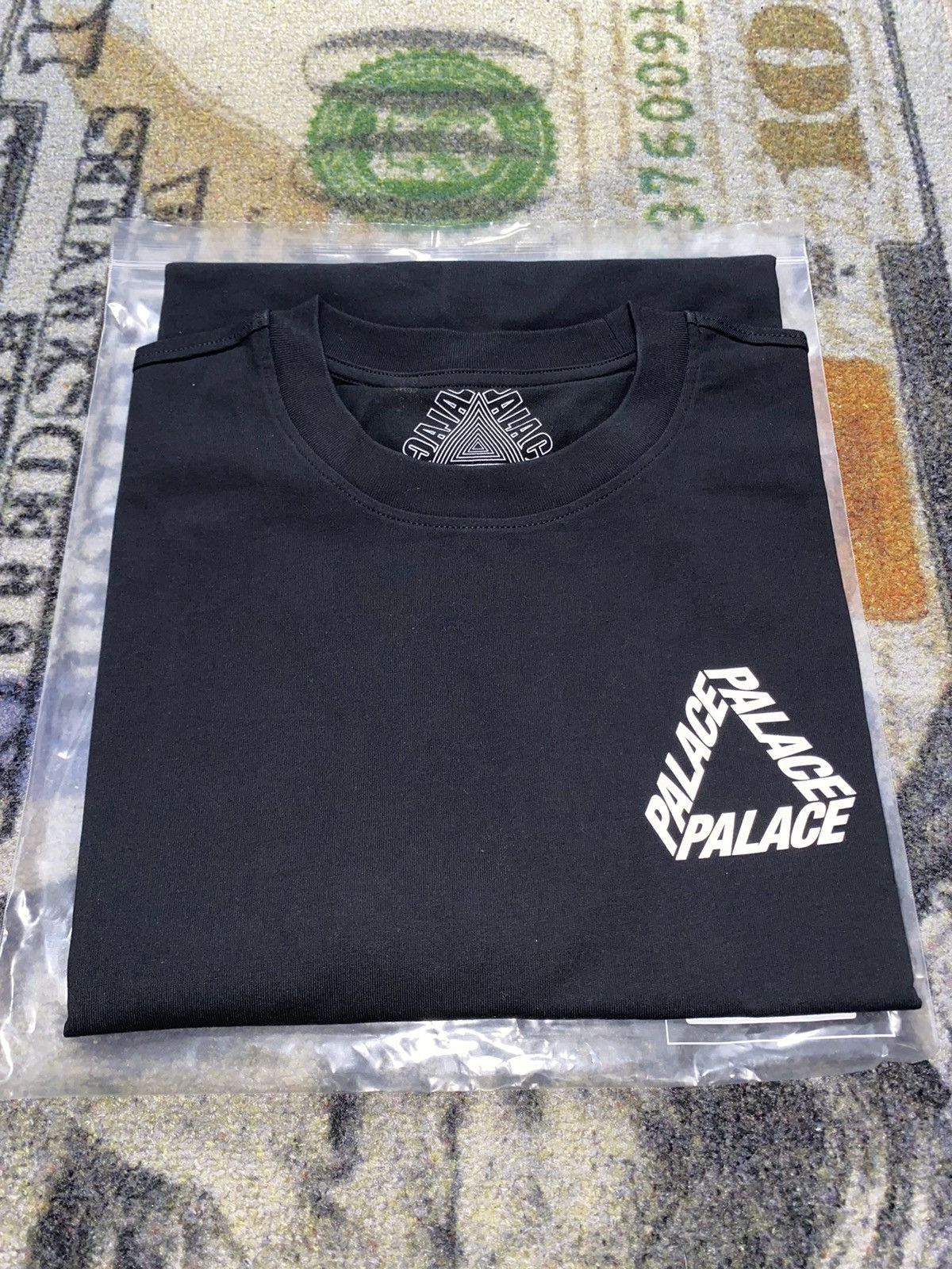 image of Palace Baked P-3 T-Shirt in Black, Men's (Size XL)