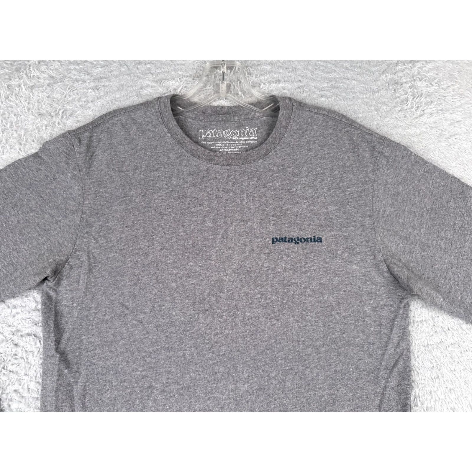 Patagonia Patagonia Shirt Men S Gray Long Sleeve Crew Neck T-Shirt Logo All Seasons Regular Knit Jersey Cotton Polyester USA 90s? Size US S / EU 44-46 / 1 - 4 Thumbnail