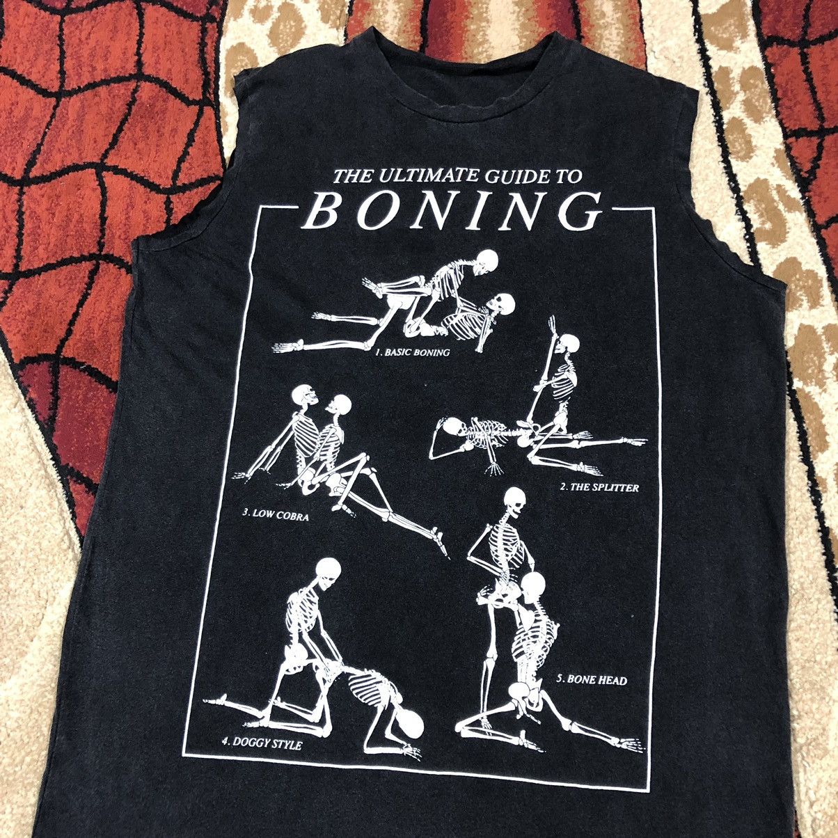 Vintage Skategang Sexs Position Skateboards Rare t Shirt