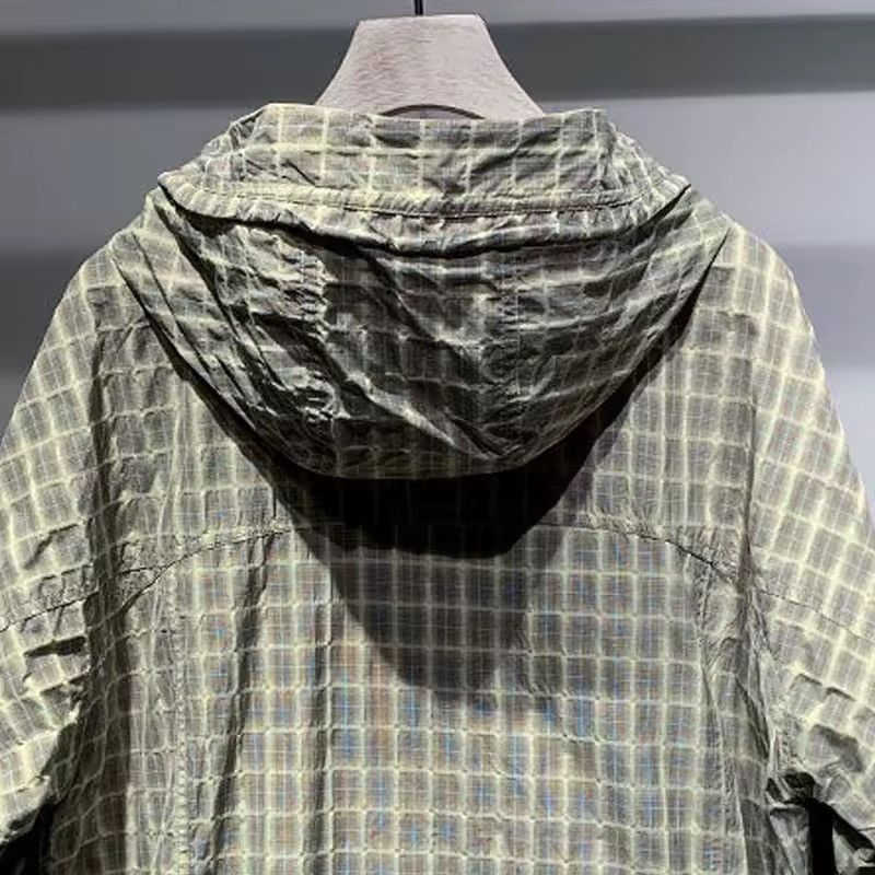 Other Streetwear Casual Hooded Folded Japanese Plaid Jacket Size US M / EU 48-50 / 2 - 3 Thumbnail