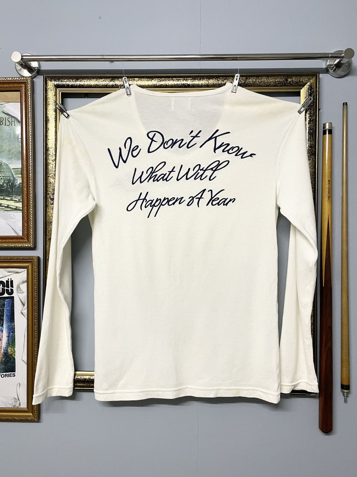 In The Attic Vintage Japan Stooge&co ‘What Will Happen At Year’ Thermal Size US M / EU 48-50 / 2 - 1 Thumbnail