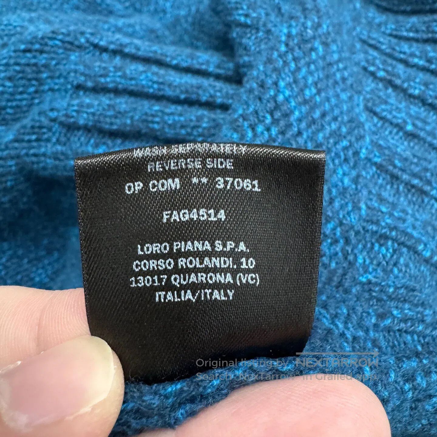 Loro Piana LORO PIANA size60 BABYCASHMERE Cashmere Knit sweater| Size US XXL / EU 58 / 5 - 4 Thumbnail