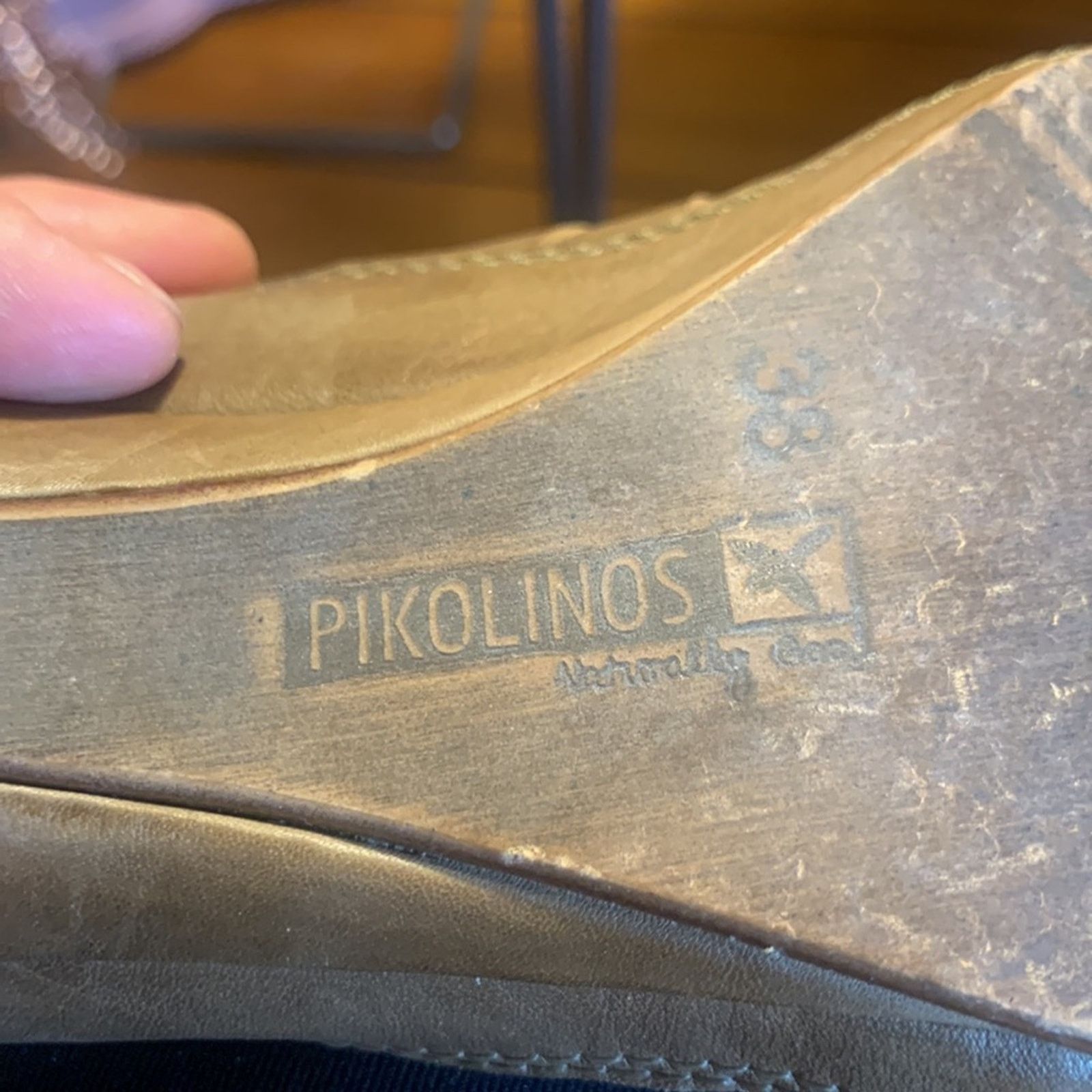 Vintage Pikolinos slingback all leather woven sandals Size US 7.5 / IT 37.5 - 9 Thumbnail