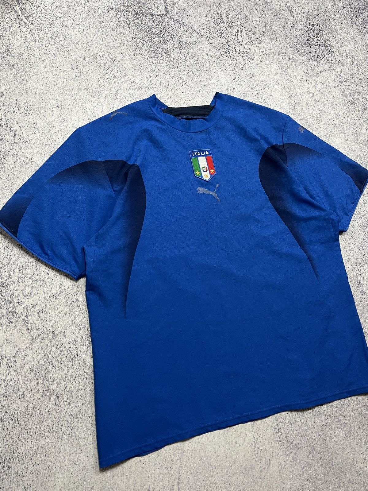 Puma × Vintage Vintage Puma Italy 2006/07 Football Shirt Soccer Jersey Rare Size US XL / EU 56 / 4 - 4 Thumbnail