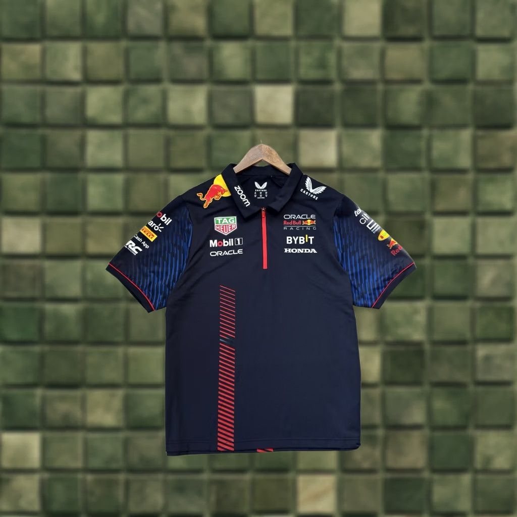 Castore Castore Red Bull Racing Polo Shirt 2XL Men Blue Jersey F1 Racing Car Sports Size US XXL / EU 58 / 5 - 1 Thumbnail