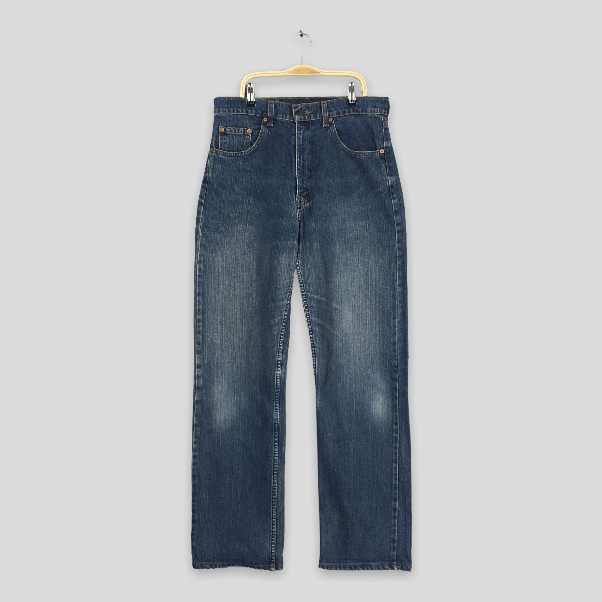 Levi's Size 31x32 Vintage 90s Levi's 512 Stonewash Blue Jeans S2069 Size US 31 - 1 Thumbnail