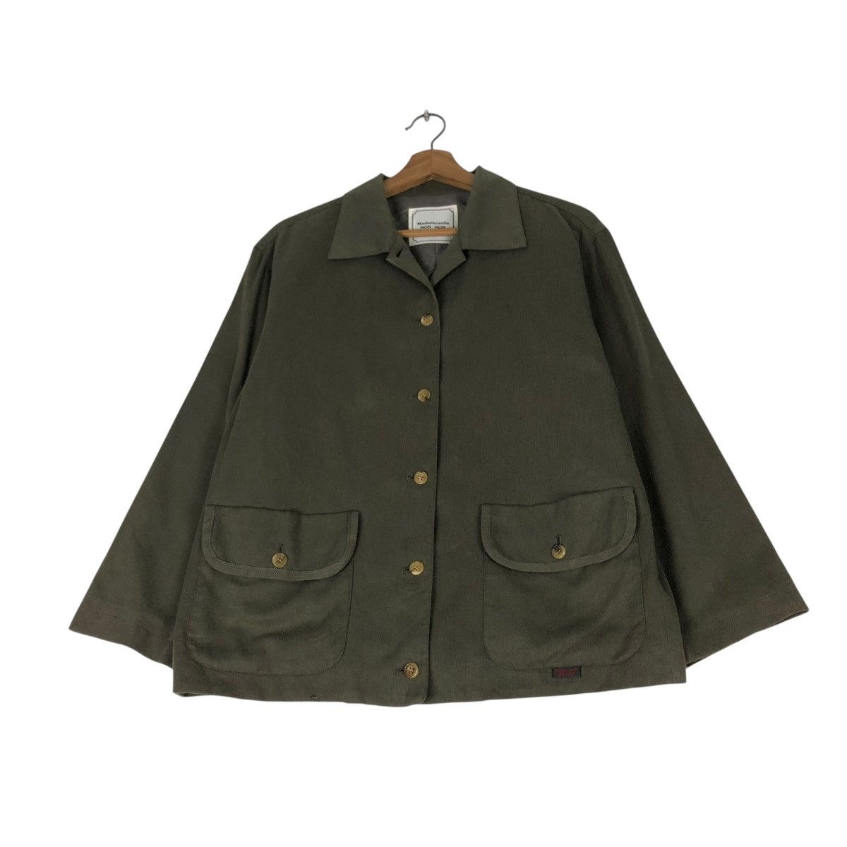 Japanese Brand 🔥VINTAGE CROPPED BUTTON JACKET MADEMOISELLE NON NON Size M / US 6-8 / IT 42-44 - 1 Thumbnail