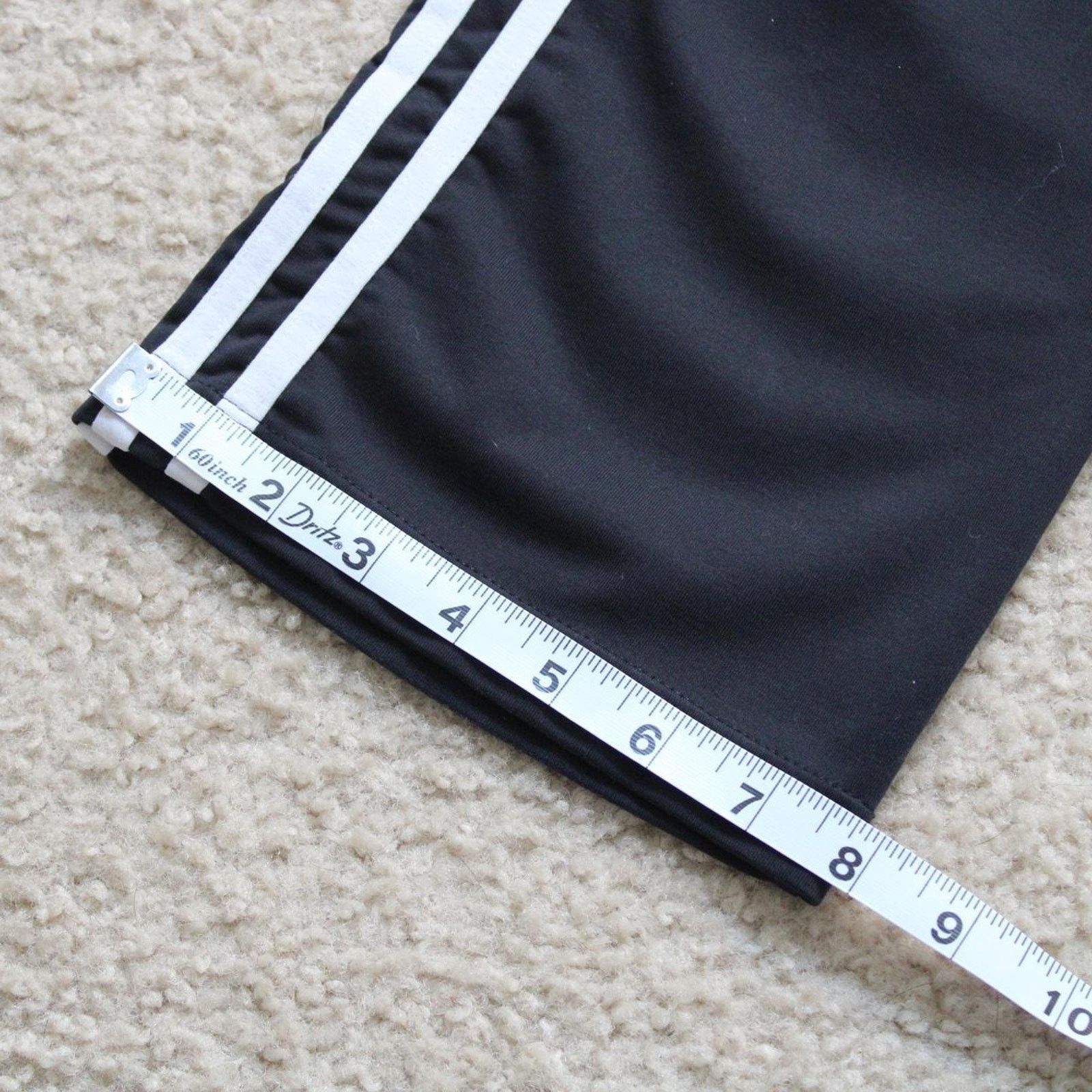 Adidas Y2K Black/White Adidas Climacool Striped Athletic Yoga Pants Size 30" / US 8 / IT 44 - 3 Thumbnail