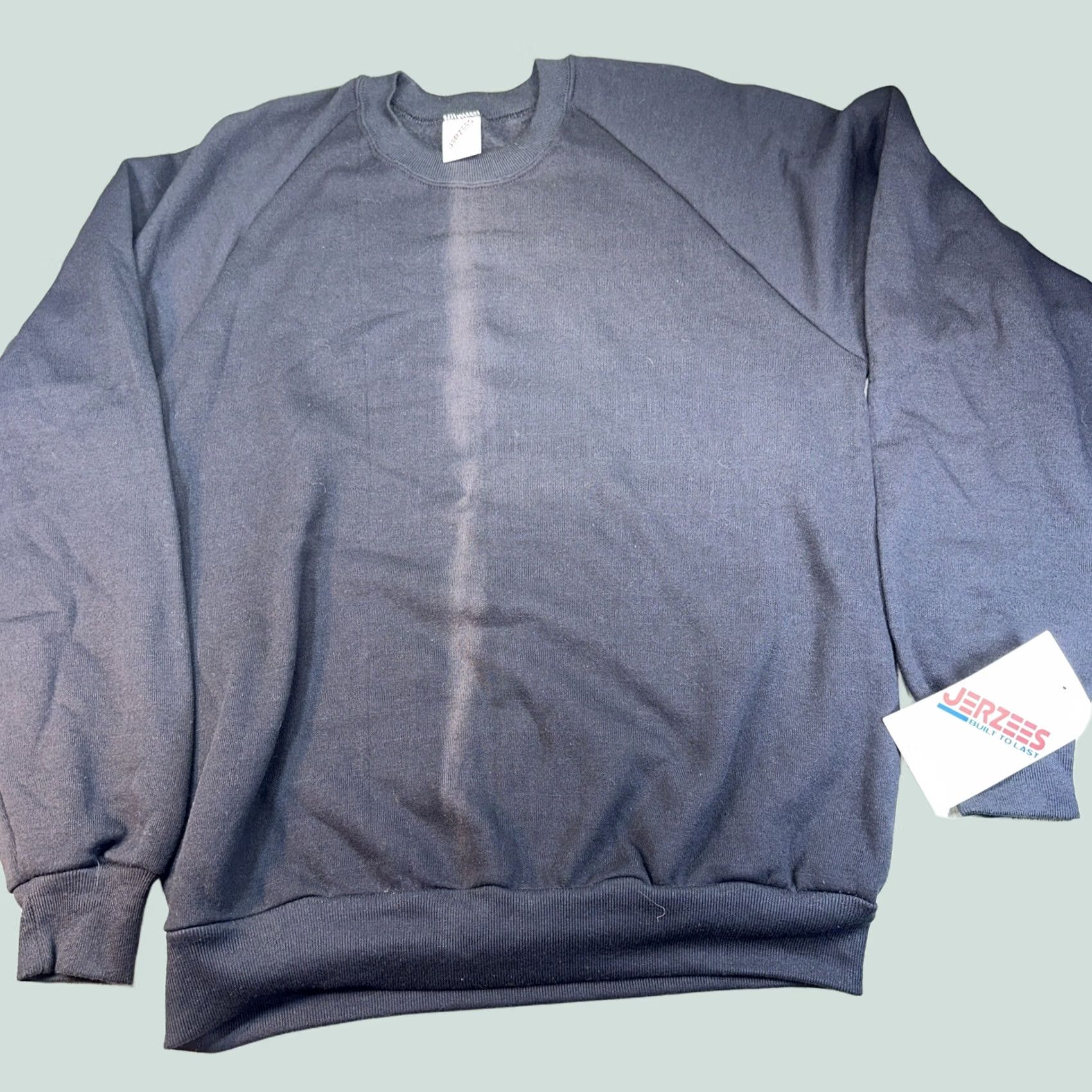 Jerzees VINTAGE Jerzees Sweatshirt Men Large Black 90s Crewneck Pullover With Tag Size US L / EU 52-54 / 3 - 1 Thumbnail